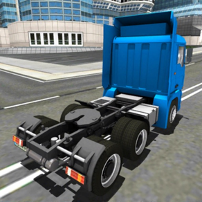 駕駛3D模式的歐洲卡車