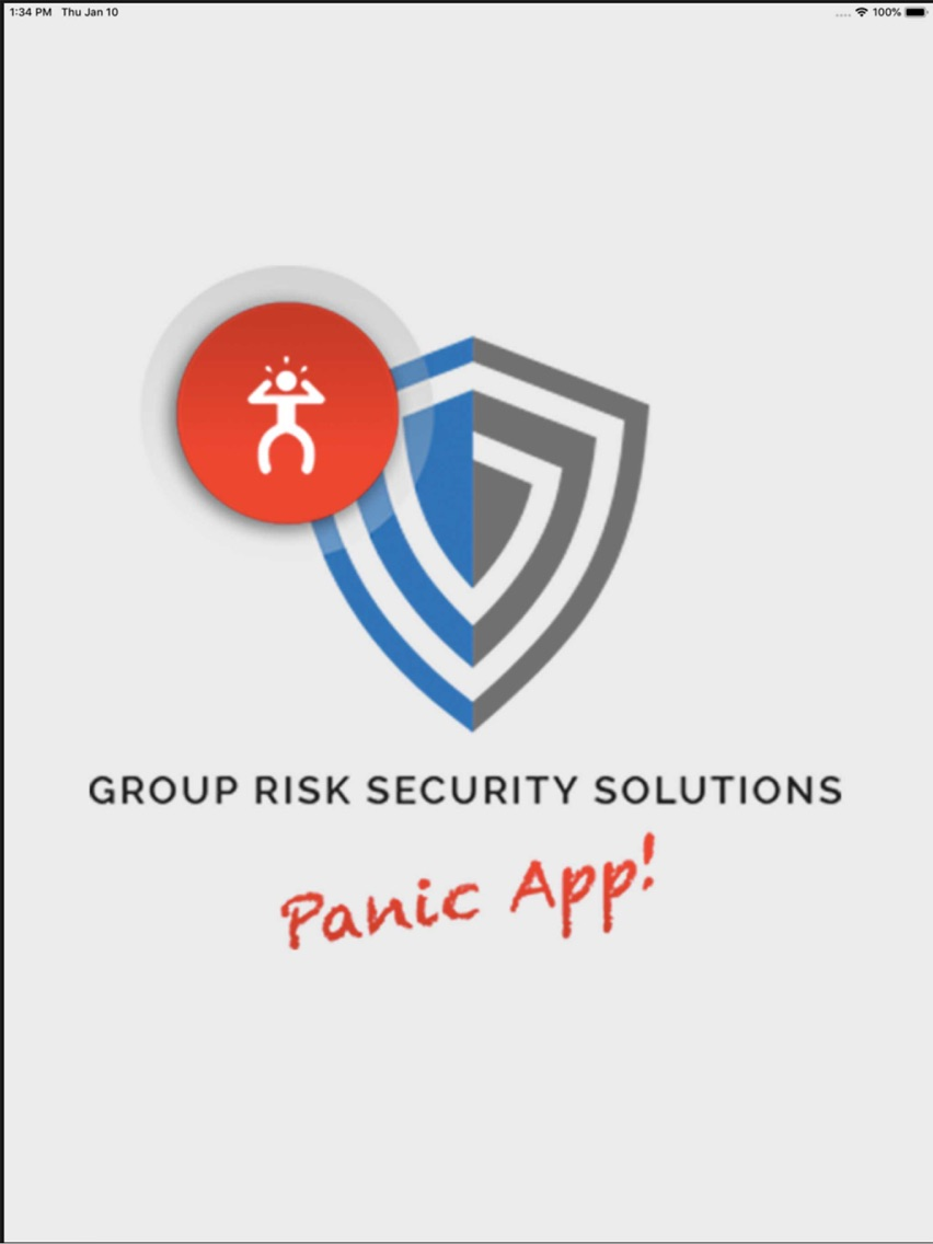 GRSS Panic App poster