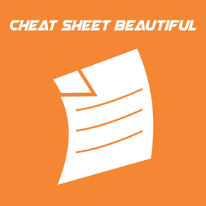 Cheat Sheet Beautiful
