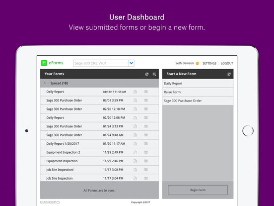 Sage Paperless Const. eForms poster