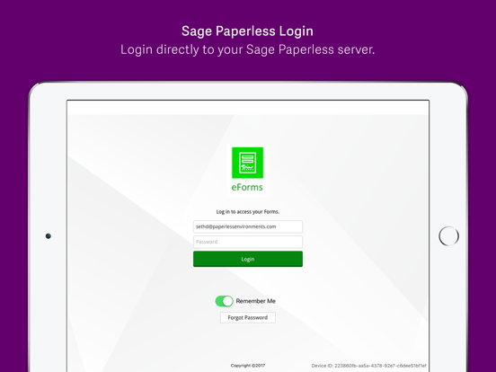 Sage Paperless Const. eForms poster