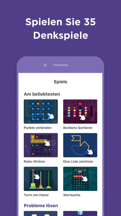 Gehirnjogging mit Impulse Plakat