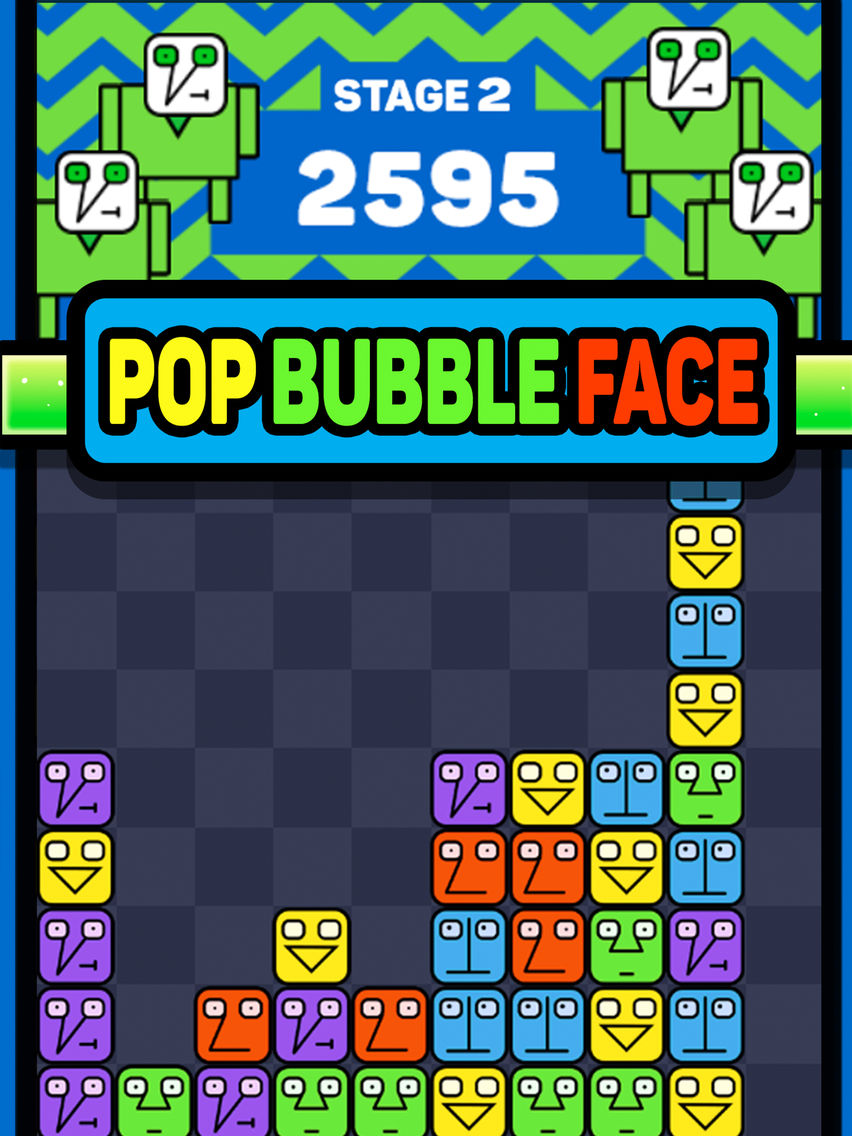 Pop Bubble Face poster