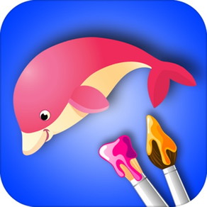 animal coloring book & art studio - painting app for children learn how to paint cute jungle animals