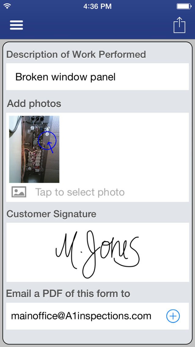 Mobile Forms for business poster
