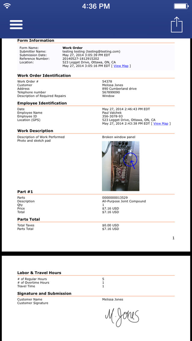Mobile Forms for business poster