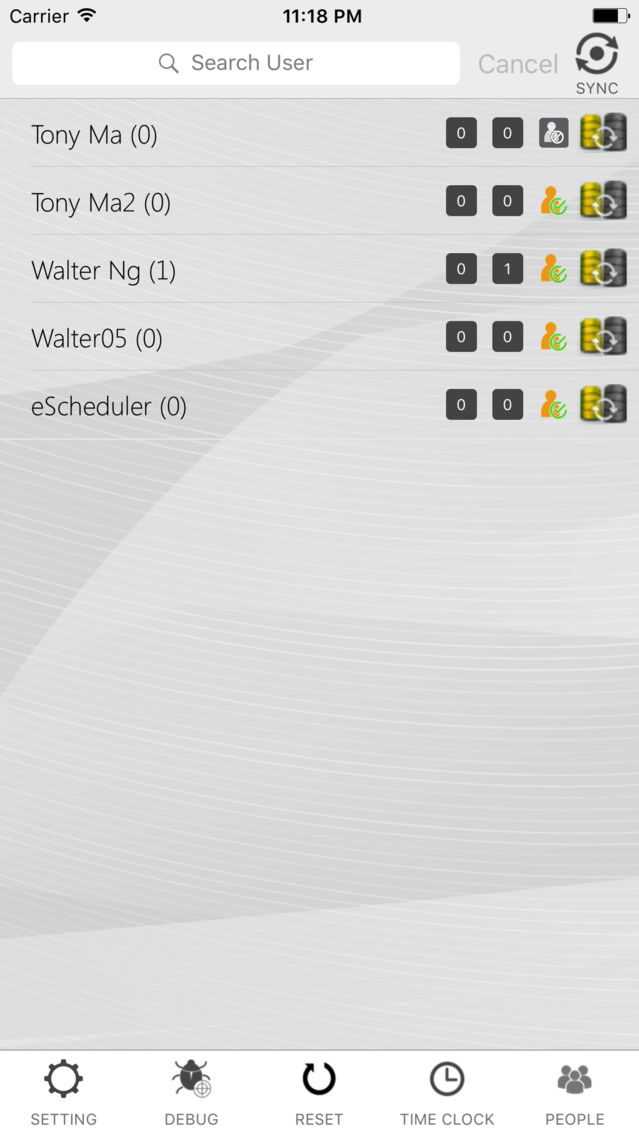 eTimeCard poster