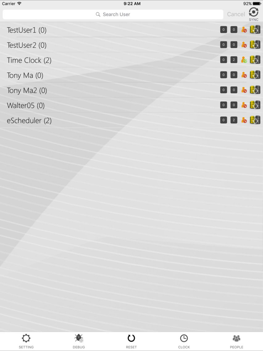 eTimeCard poster