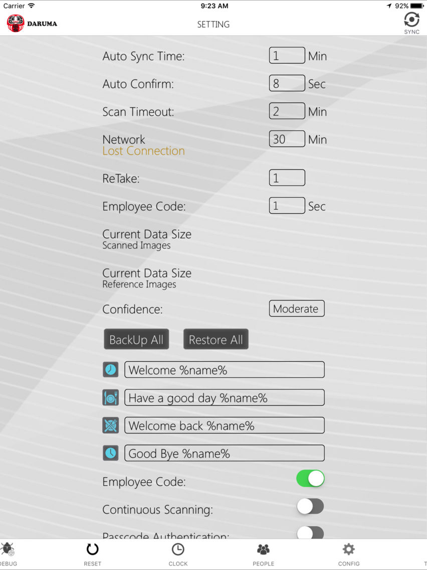 eTimeCard poster