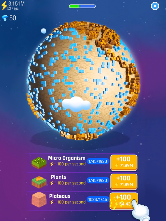 Idle World - Planet Miner poster