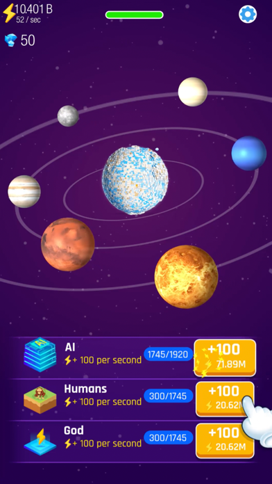 Idle World - Planet Miner poster