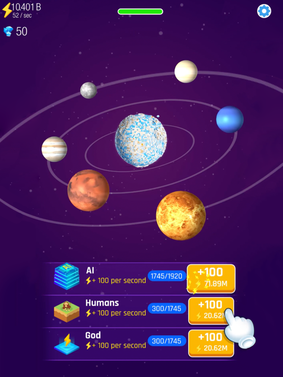 Idle World - Planet Miner poster