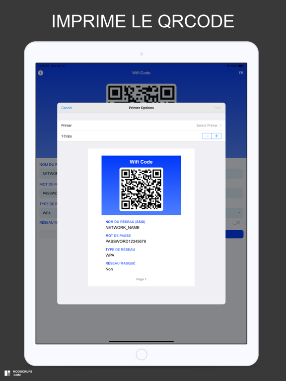 Wifi Code Affiche