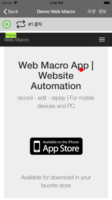 Web Macro Bot: Record & Replay 포스터