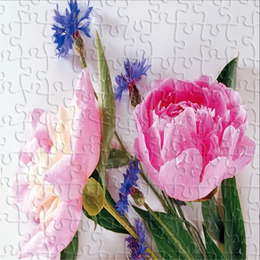 Blumen Puzzle für Kinder 4 Jahre