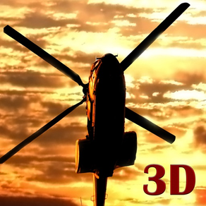 에어 울프 헬기 로봇 분노 - 철 거대한 슈퍼 인조인간 헬리콥터 공격 3D