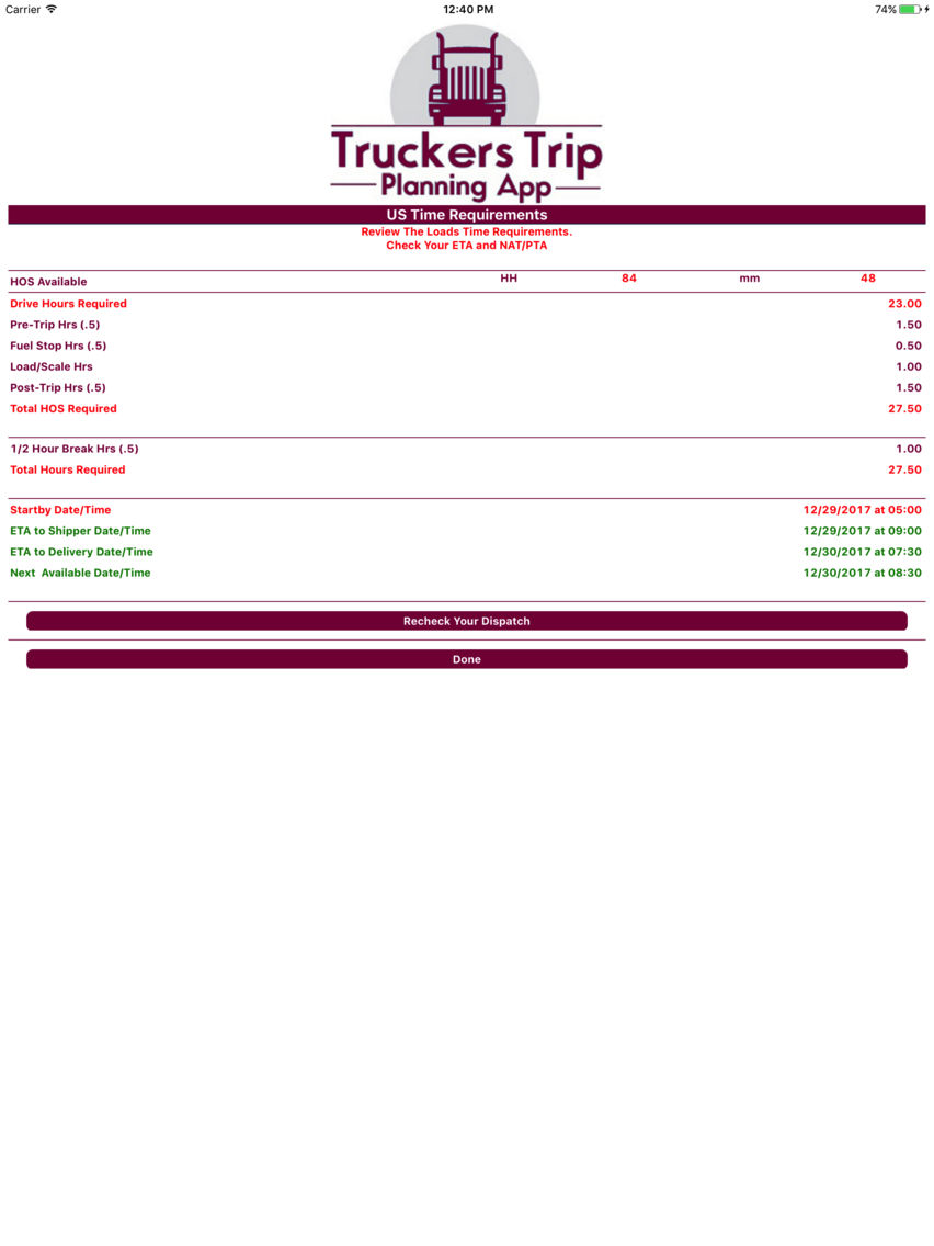 Truckers Trip Planning Teams for iOS (iPhone/iPad) Latest Version at