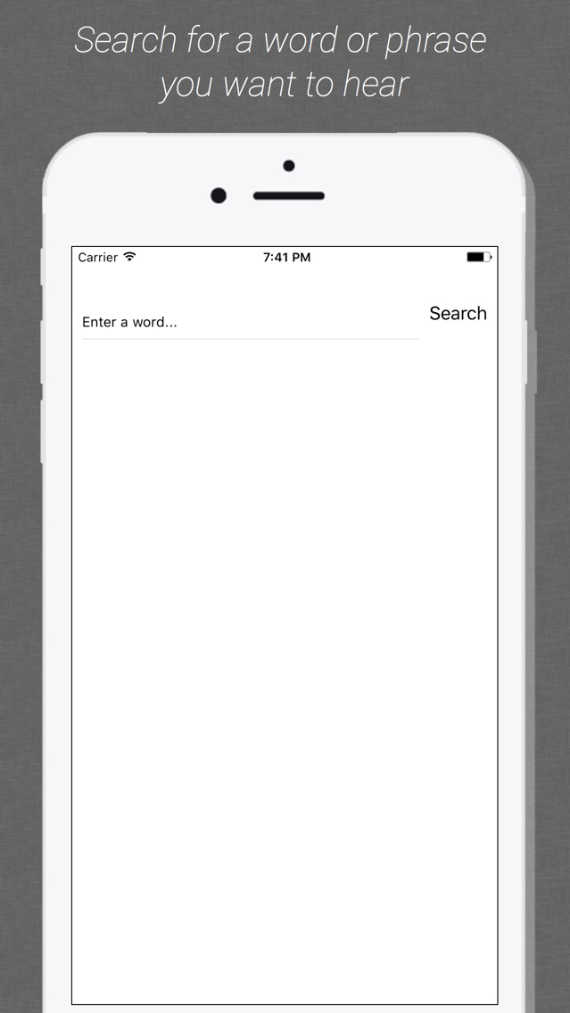 Word Pronounce Real pronunciations from Youtube for iOS (iPhone