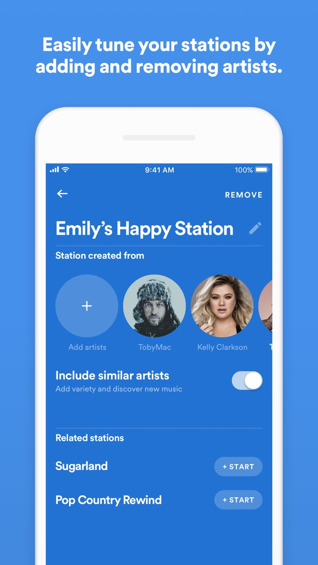 Spotify Stations: Stream radio for iOS (iPhone) - Free Download at AppPure