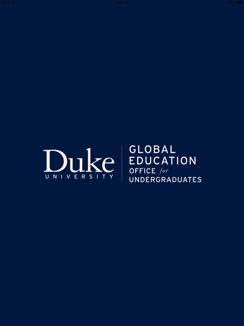 Duke Global Education poster