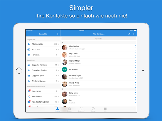 Simpler - Contacts Manager Plakat