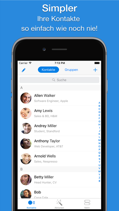 Simpler - Contacts Manager Plakat