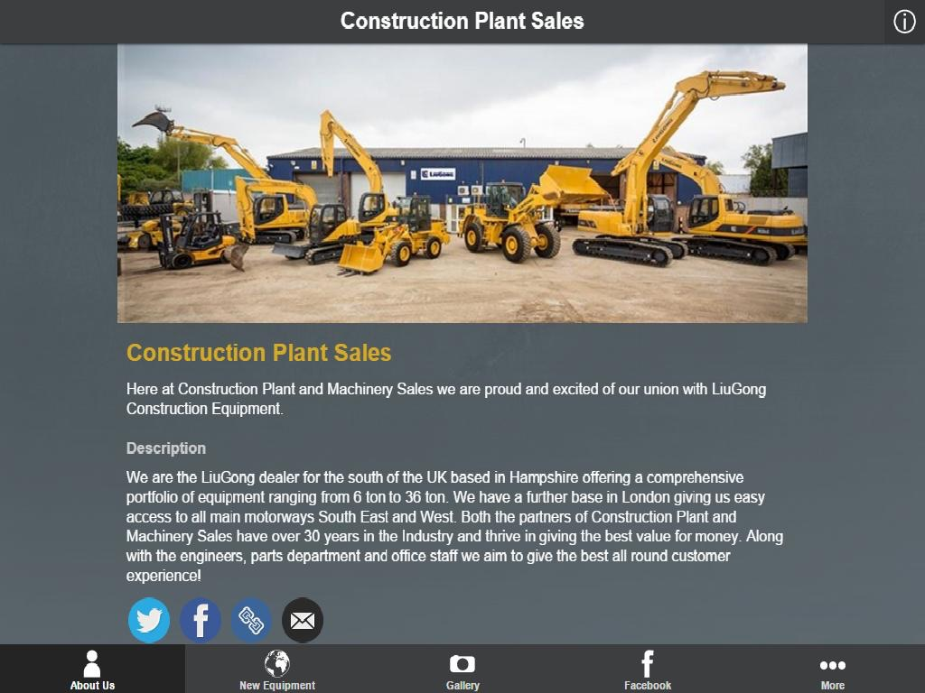 Construction Plant Sales poster