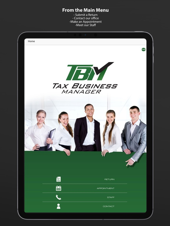 TBM TAX BUSINESS MANAGER poster