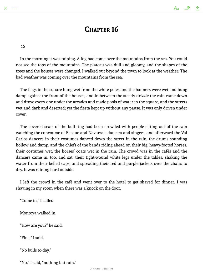 The Sun Also Rises - notes, sync transcript poster