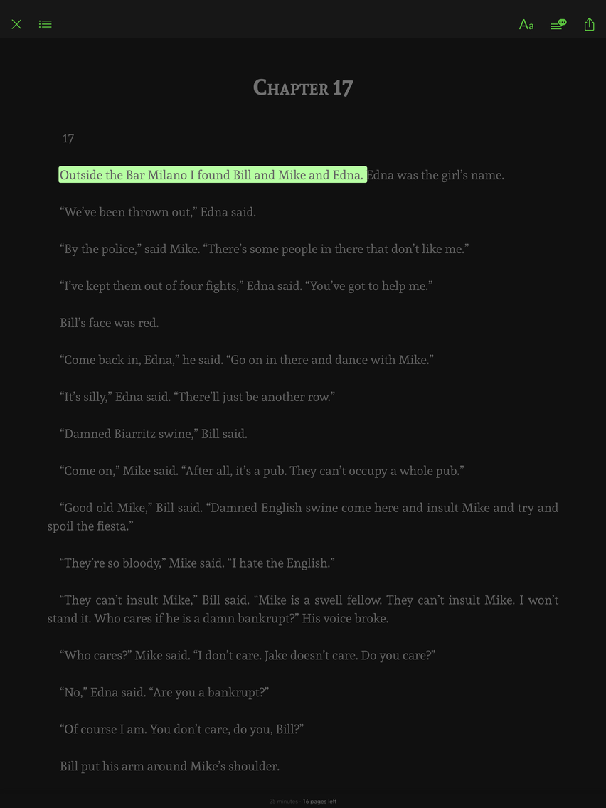 The Sun Also Rises - notes, sync transcript poster
