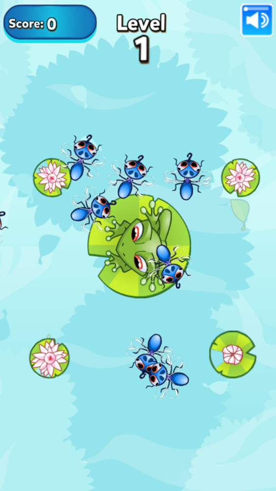 Frog Attack Mosquito poster