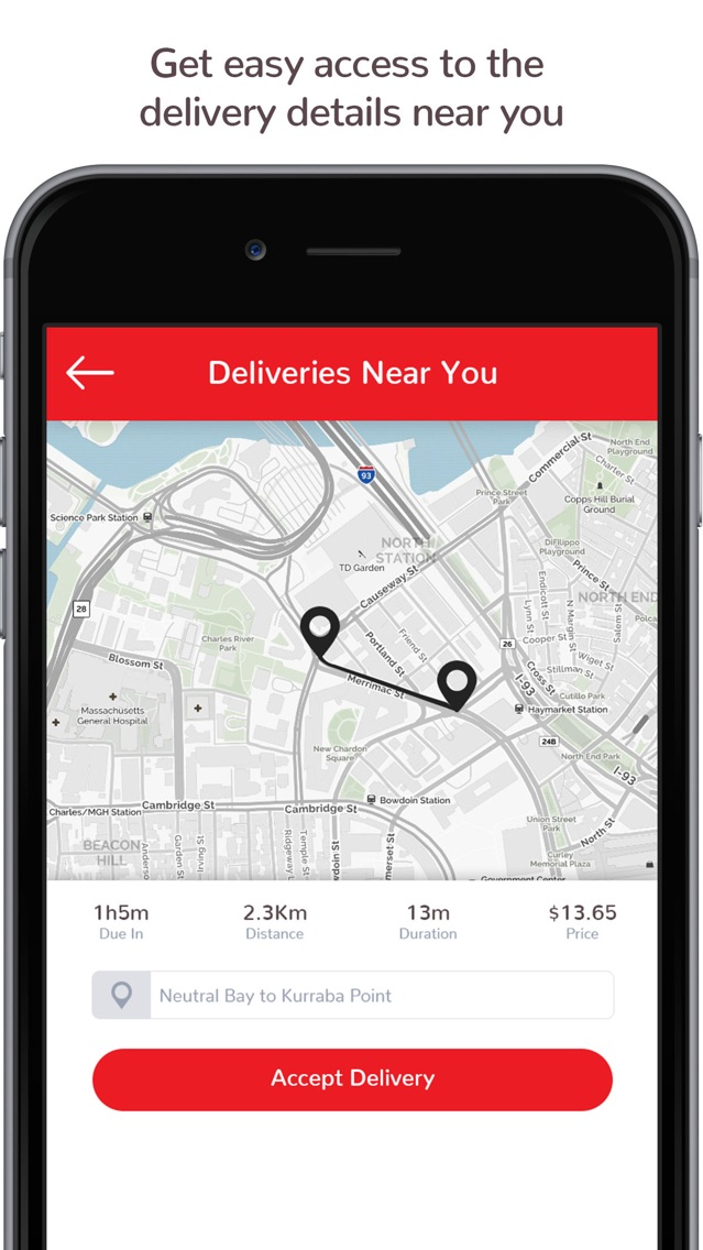 Urber Delivery Driver 포스터