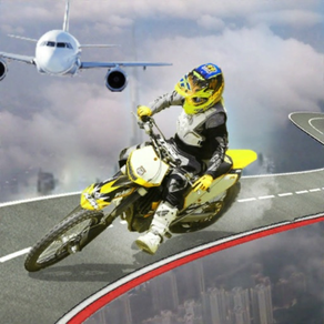 Rooftop Tricky Bike Stunts 3D