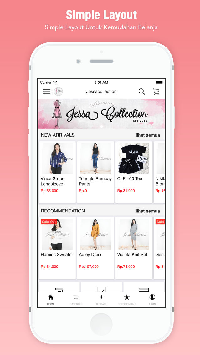 JessaCollection.com poster