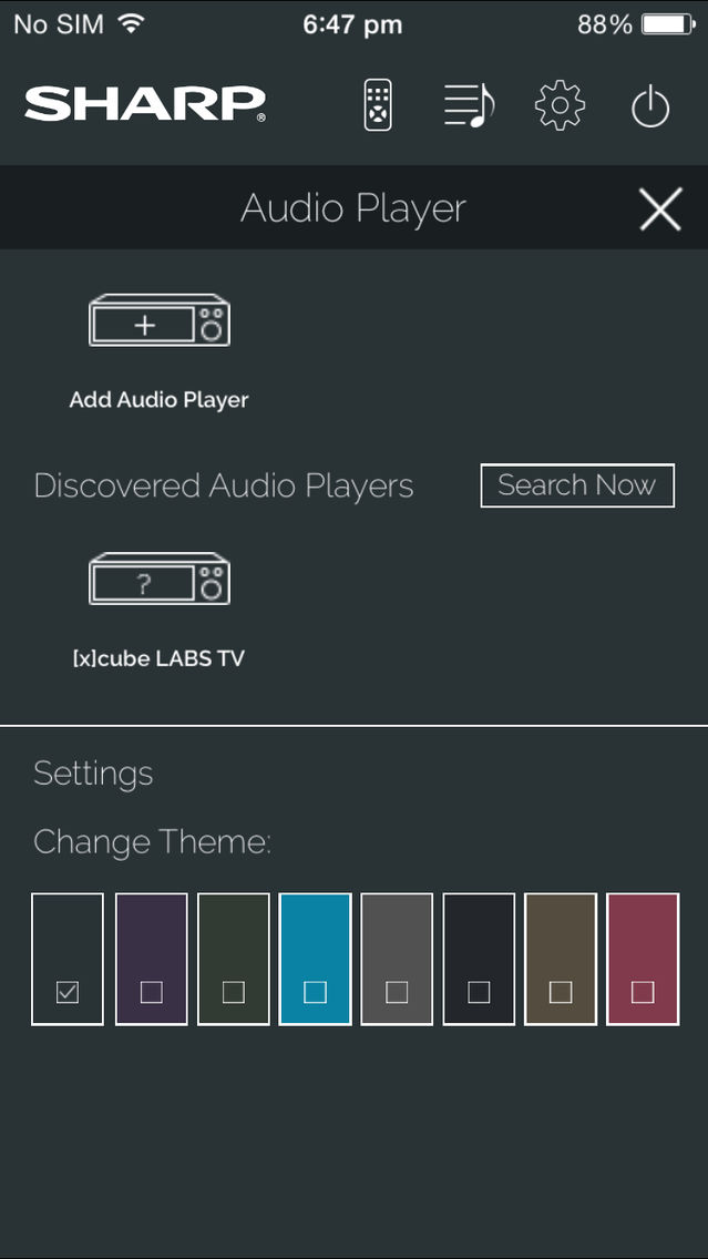 Sharp AudioCentral Remote poster