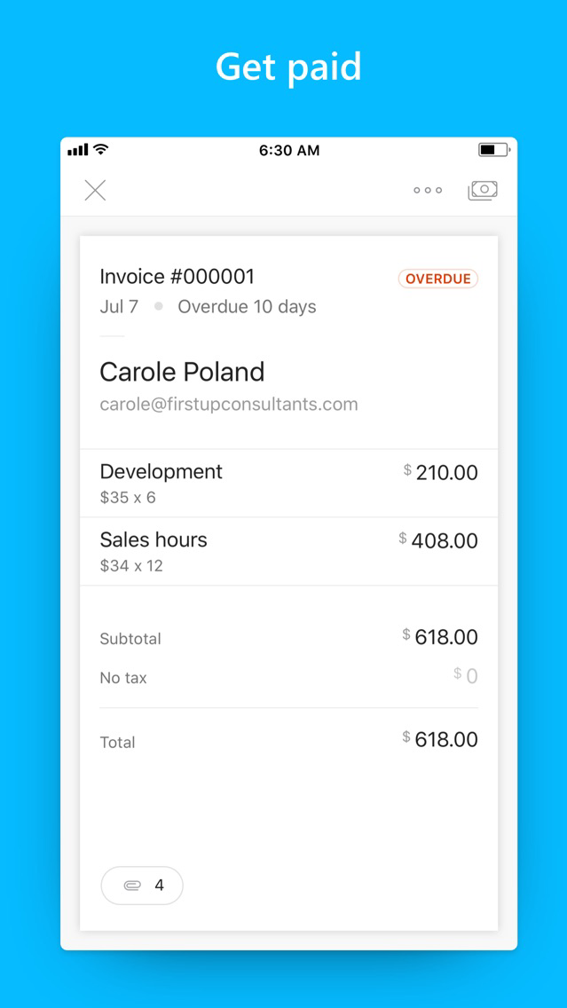 Microsoft Invoicing poster