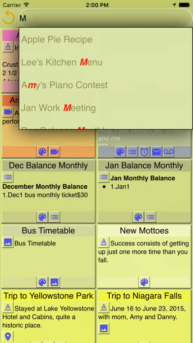 Note Anytime poster
