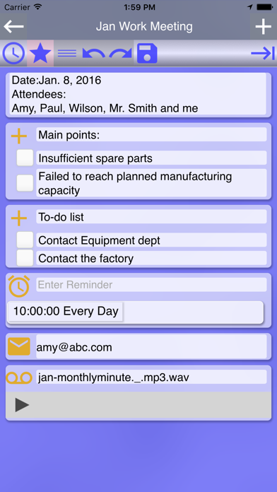 Note Anytime poster