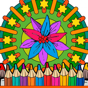 Flower Coloring Pages Mandala