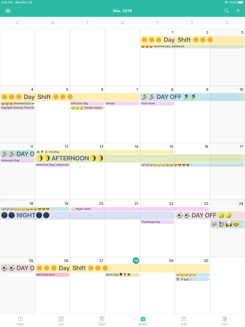 ShiftView - Shift Calender app poster