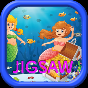 Funny Cartoon Mermaids Jigsaw Puzzles Games Box