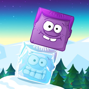 Icy Purple Head: Square jump