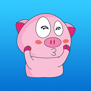 Cutest Funny Pig Sticker