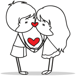 Love Couple sticker for iMessage by AMSTICKERS