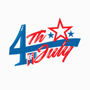 4th Of July Greeting Stickers