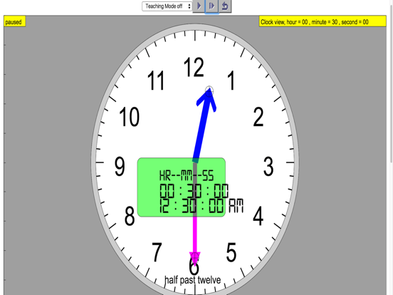 Clock Interactive for Kids Plakat