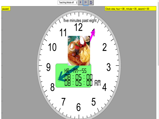 Clock Interactive for Kids Plakat
