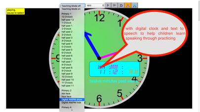 Clock Interactive for Kids Plakat