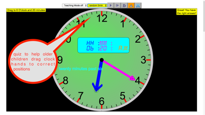 Clock Interactive for Kids Plakat
