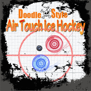 Air Touch Ice Hockey Crayon Doodle